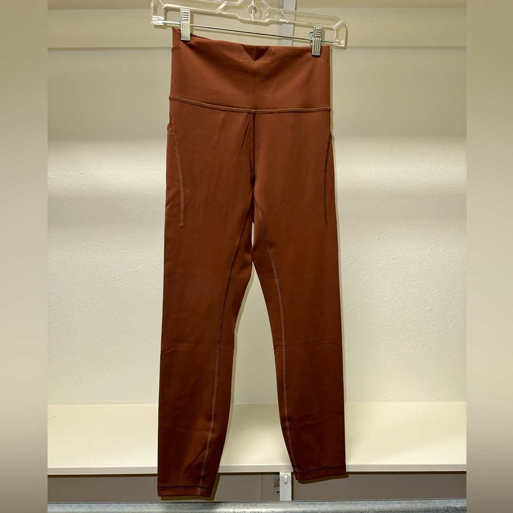 Lululemon Wunder Train High Rise Leggings with Pockets